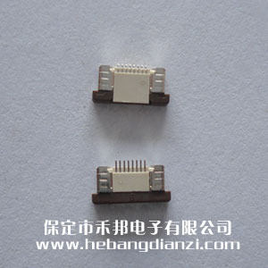 FPC座8P上 间距0.5