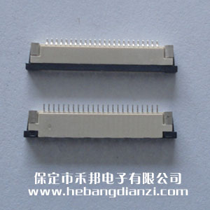 FPC座24P下 间距1.0