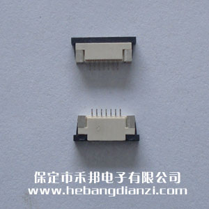 FPC座7P下 间(jiān)距1.0