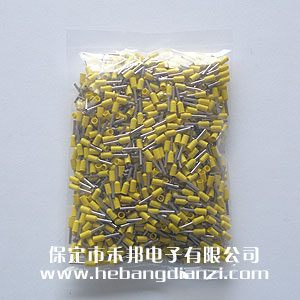 VE管型端子 E7508 内(nèi)孔径1.2 黄色